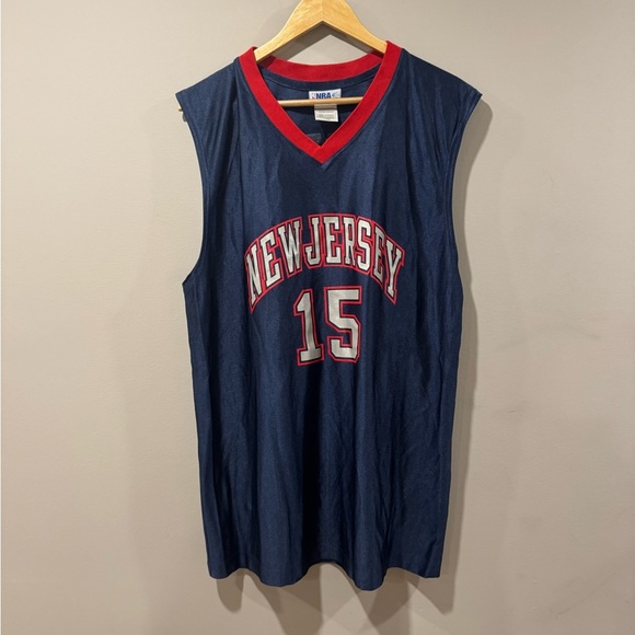 Vince Carter Reebok NBA New Jersey Nets Basketball Jersey - Picture 1 of 6